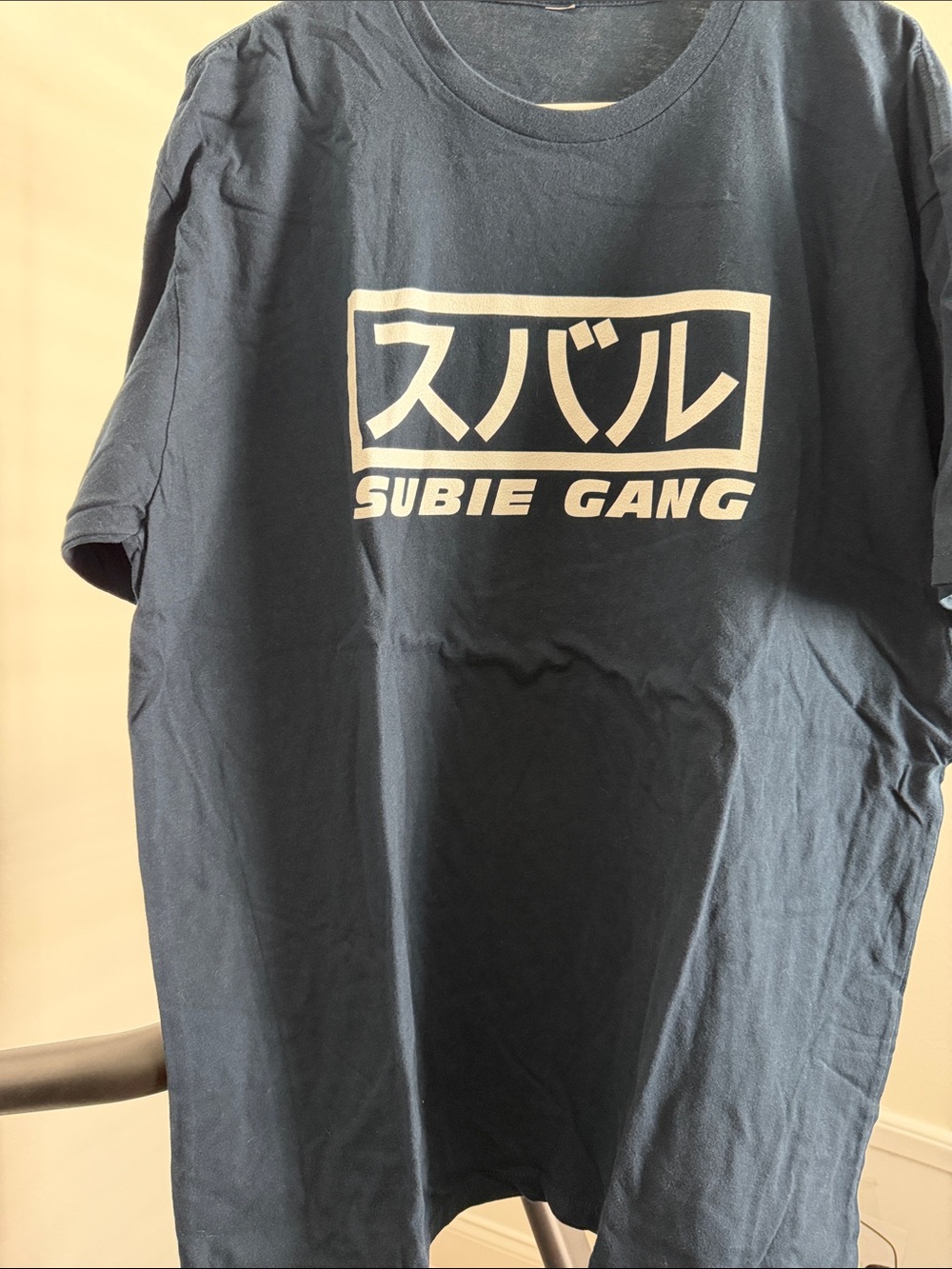 SUBIE GANG Subaru Navy Graphic Tee